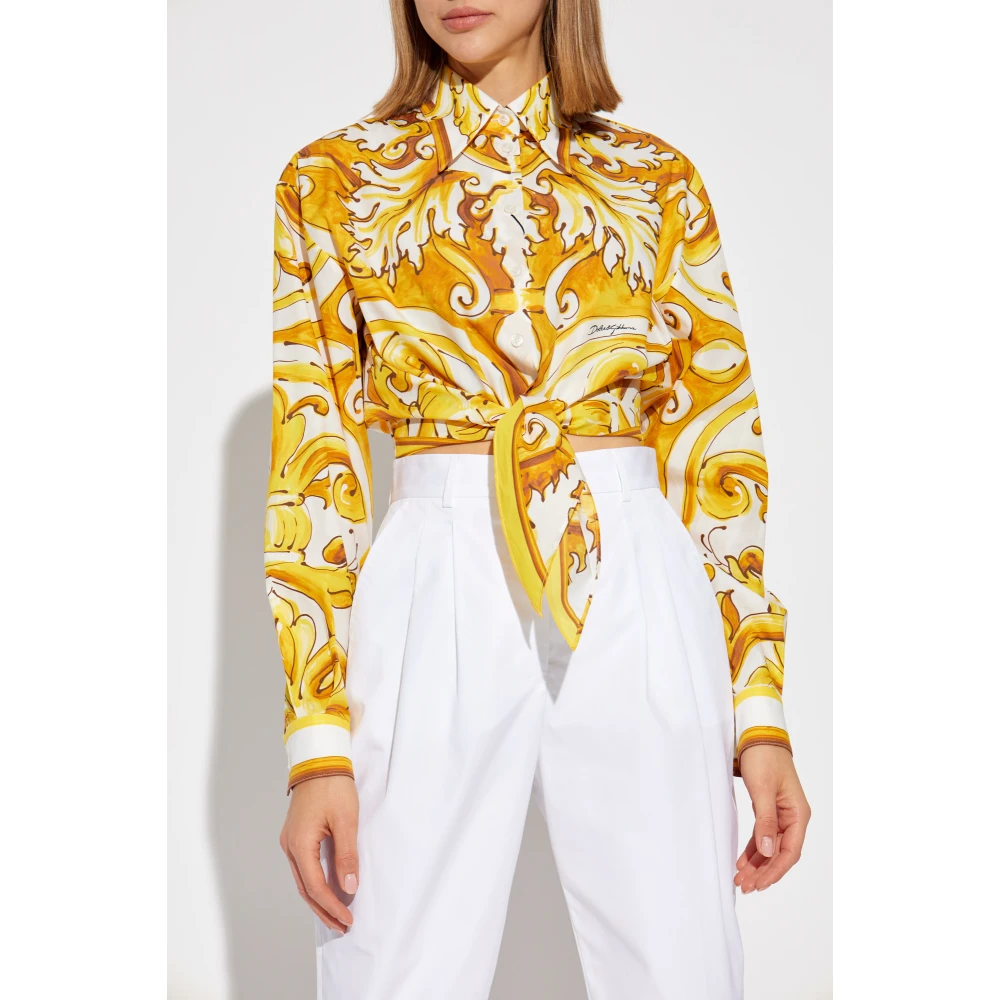 Dolce & Gabbana Gestreept overhemd Multicolor Dames