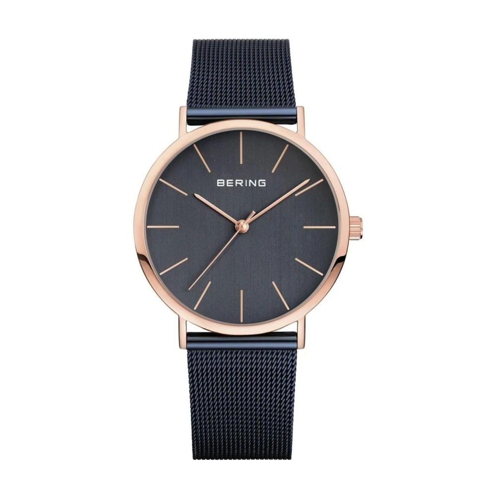 Bering Women's Blue Stainless Steel Dress Watch