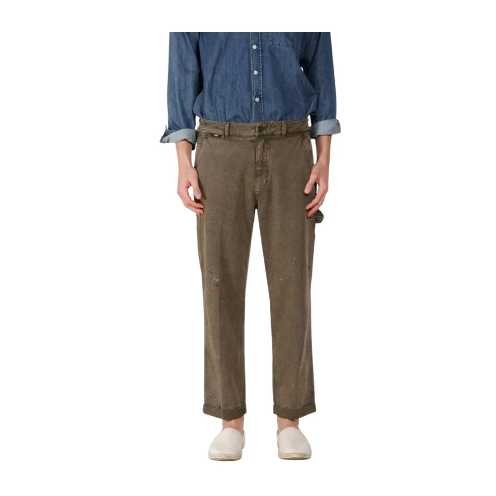 Mason's Hombre Verde - Pantalones Cargo Dallas M74 - Trousers - Xl