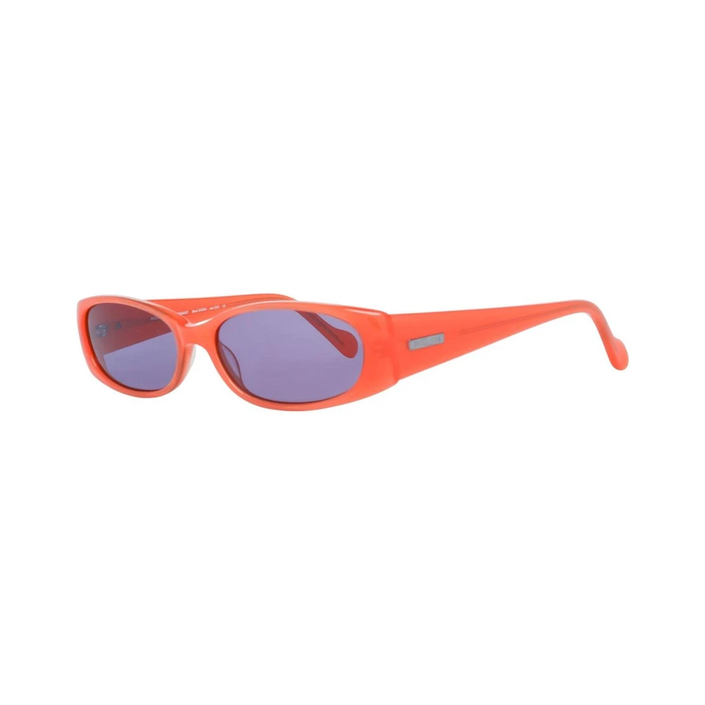 More & More Women's Orange Oval Sunglasses With Uv Protection