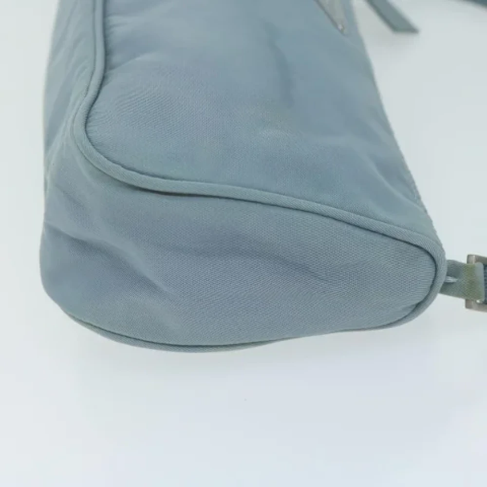 Prada Vintage Pre-owned Nylon prada-bags Blue Dames