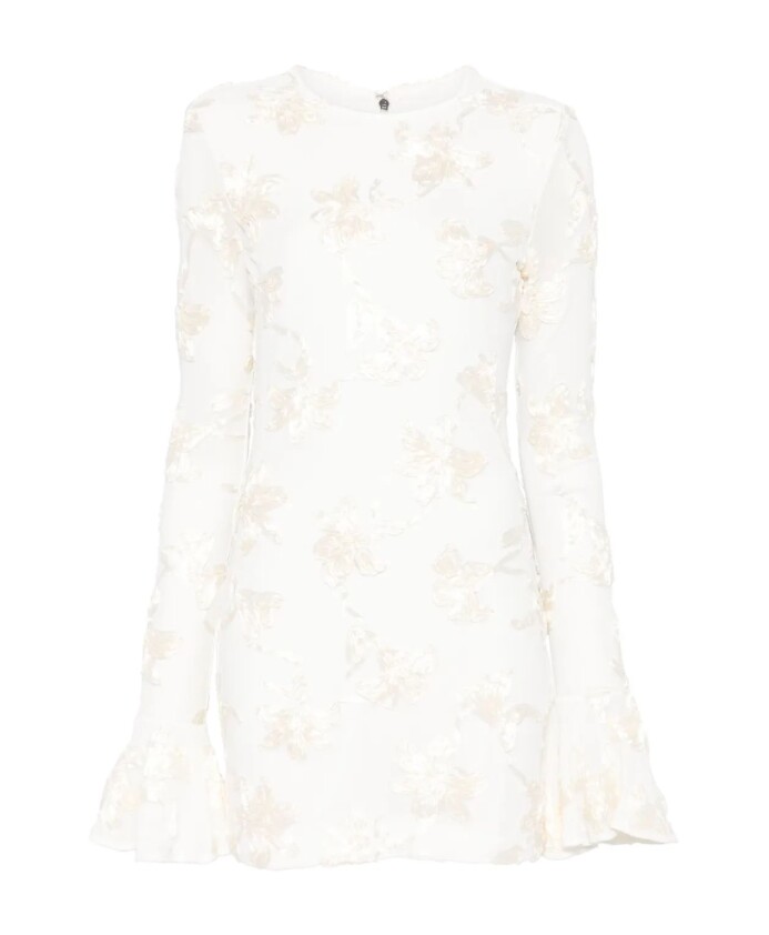 white-floral-mesh-mini-dress