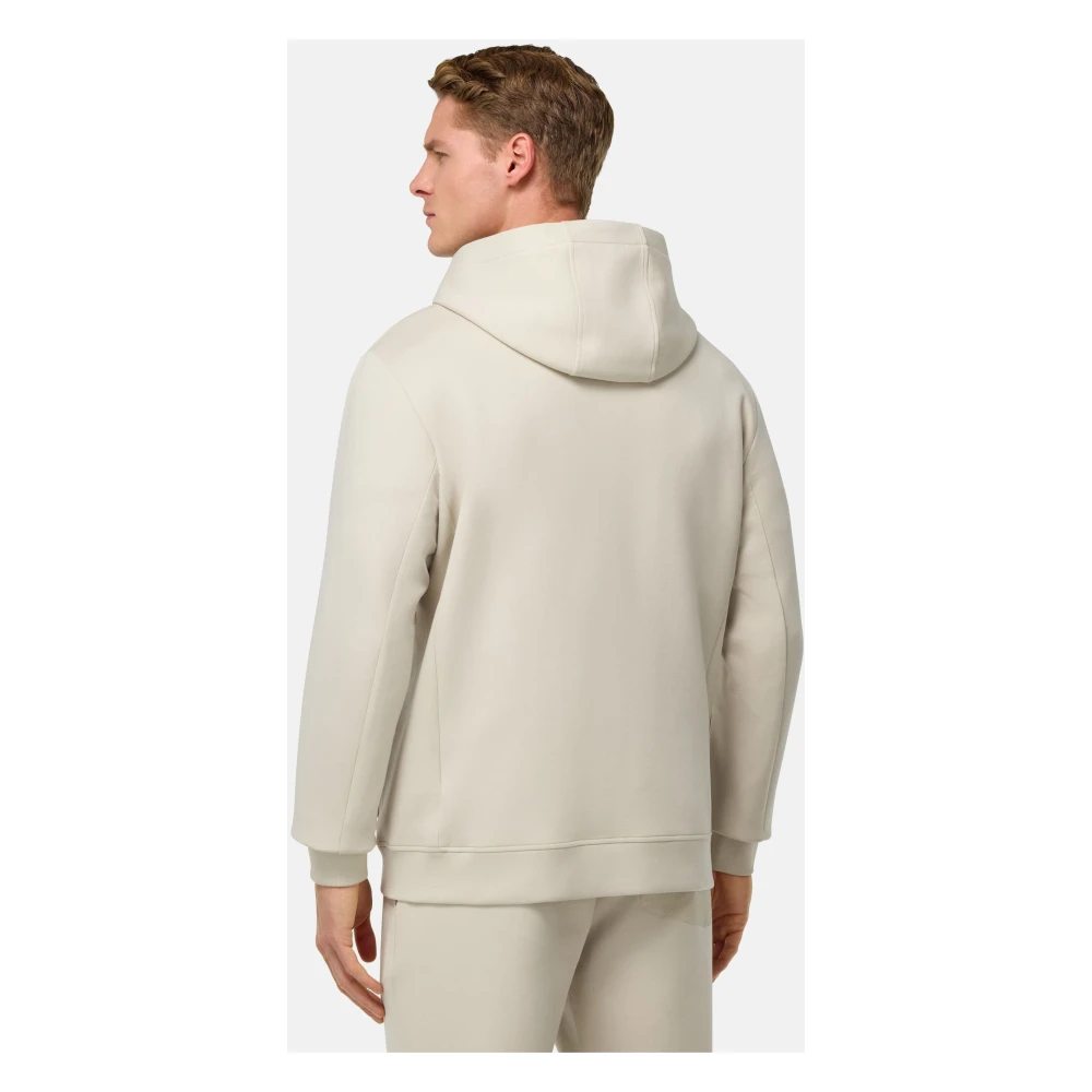 Boggi Milano Full-Zip Hoodie Beige Heren
