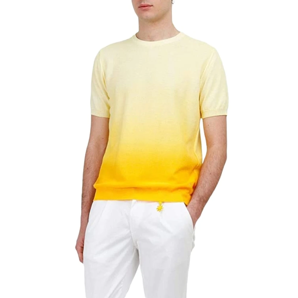 Manuel Ritz Trui met Ronde Hals Yellow Heren