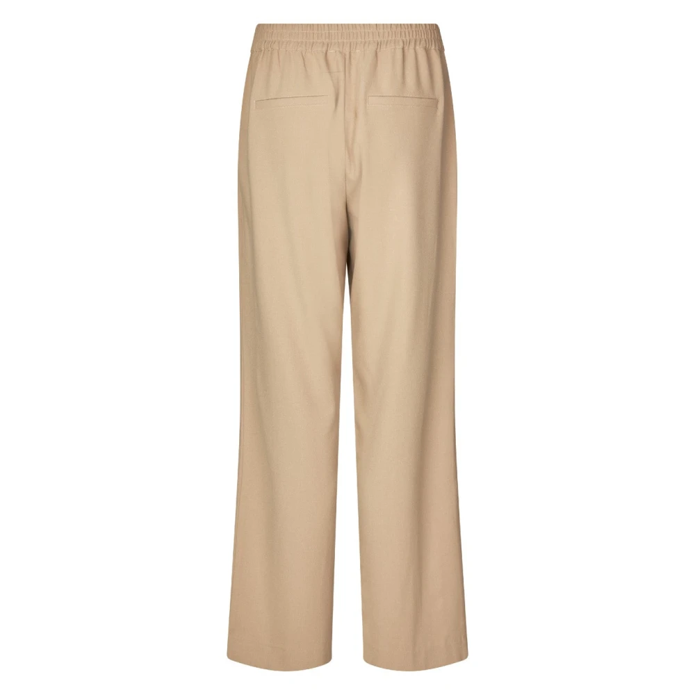 MbyM Beige Wide Leg Broek Emmett Beige Dames