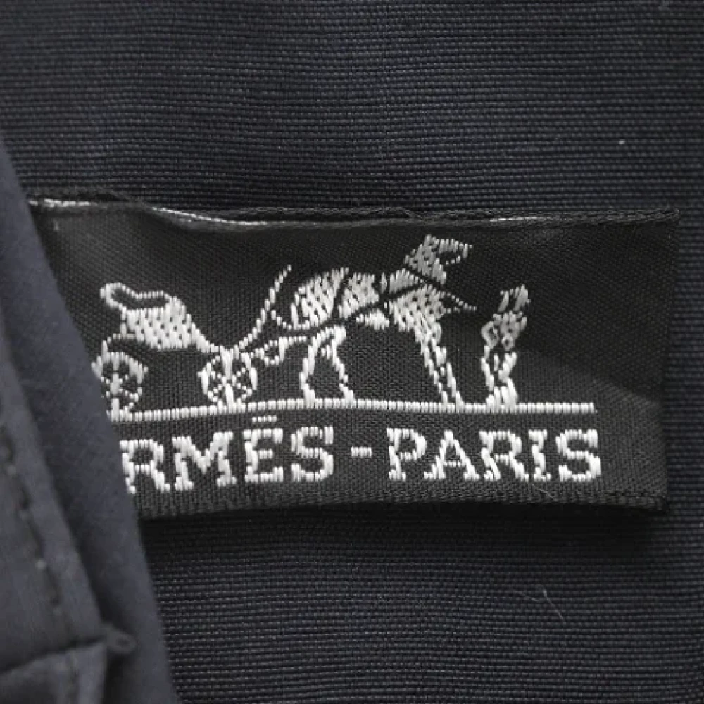 Hermès Vintage Pre-owned Cotton wallets Black Dames