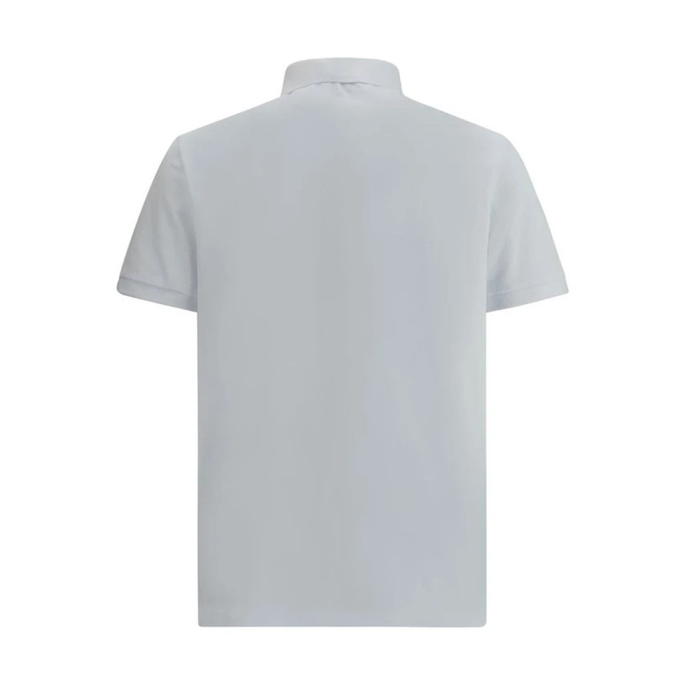 Stone Island Iconische Monogram Patch Polo Shirt White Heren