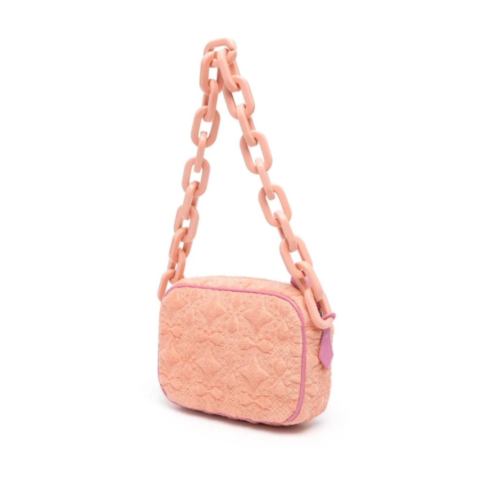Vivienne Westwood Geborduurde Perzik Oranje Roze Tas Orange Dames