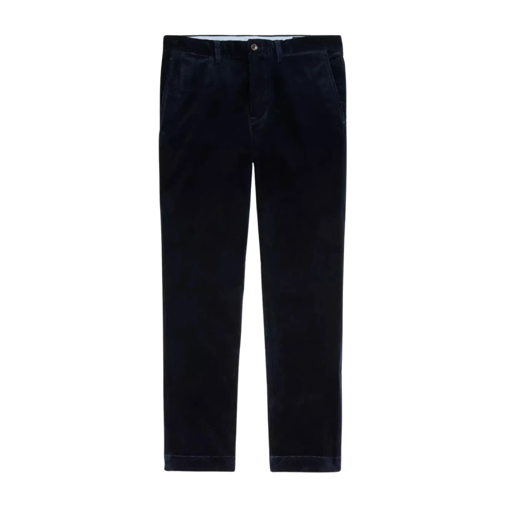 Polo Ralph Lauren Stretch straight fit corduroy broek met riemlussen model 'BEDFORD'