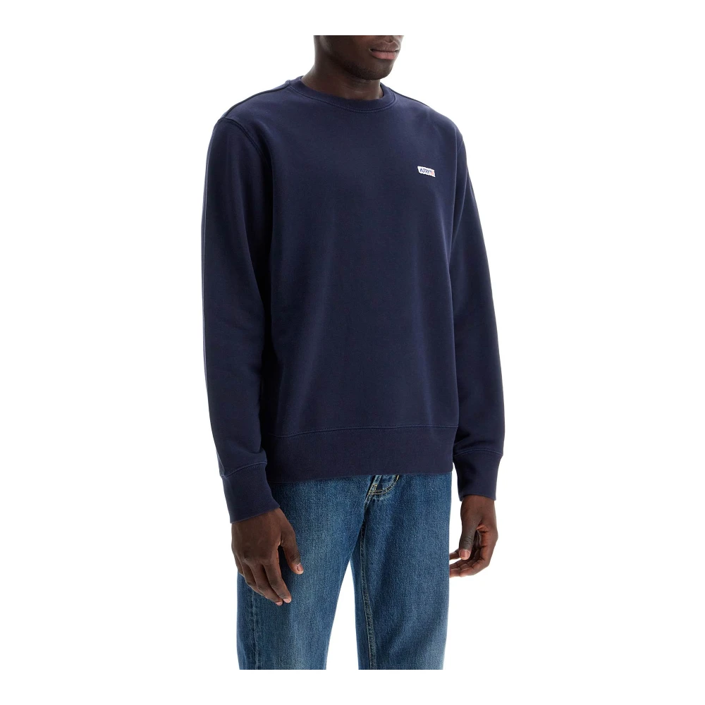 Autry Vintage Crewneck Sweatshirt Blue Heren