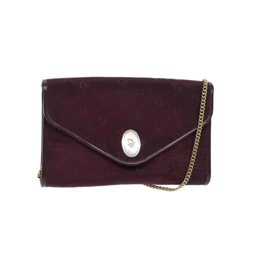 Dior Vintage Pre-owned Nylon dior-bags Red Dames