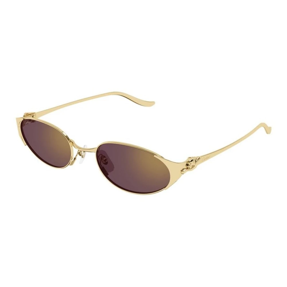 Cartier Women's Yellow Sunglasses, 53 Mm, Sunglasses