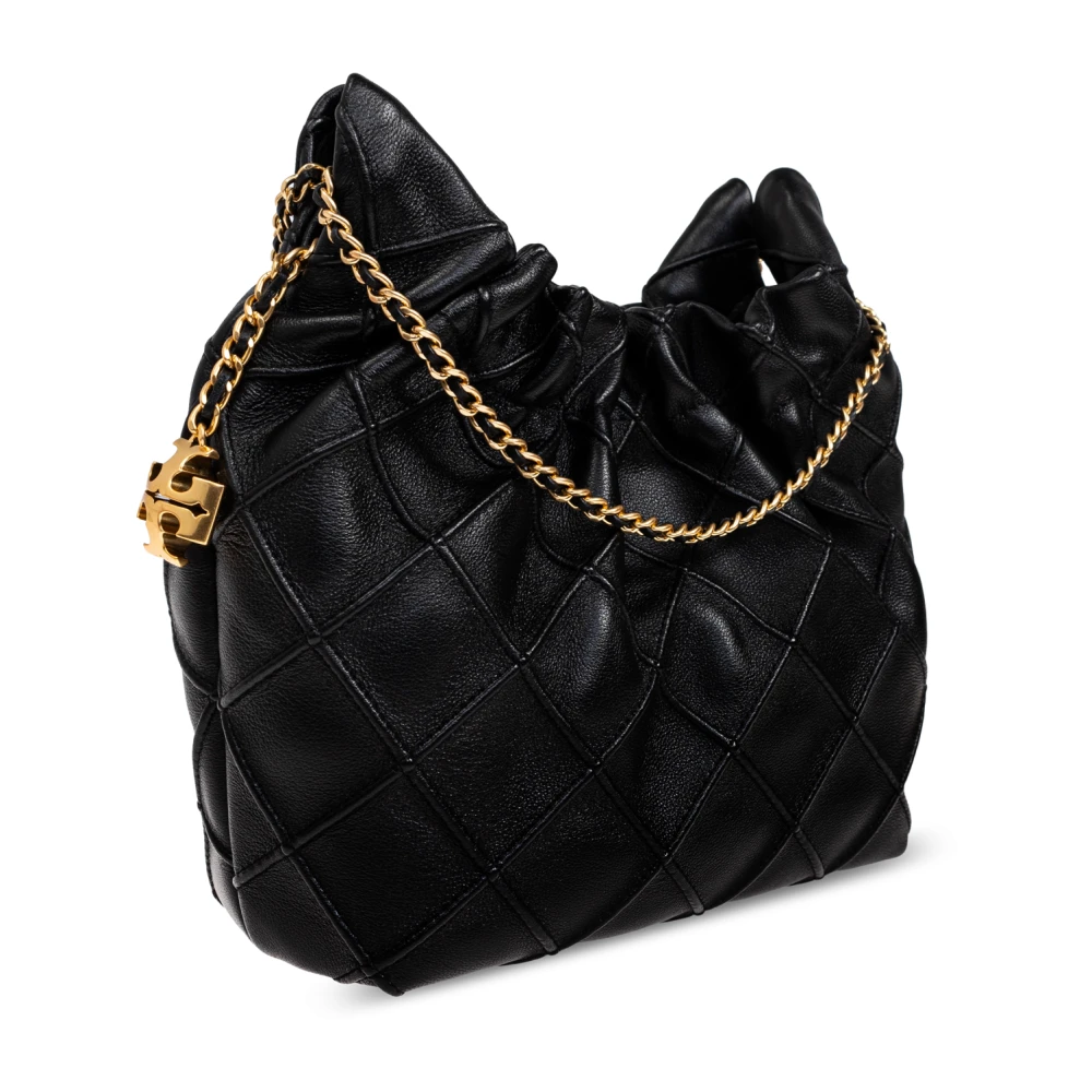 TORY BURCH Tas Fleming Mini Black Dames