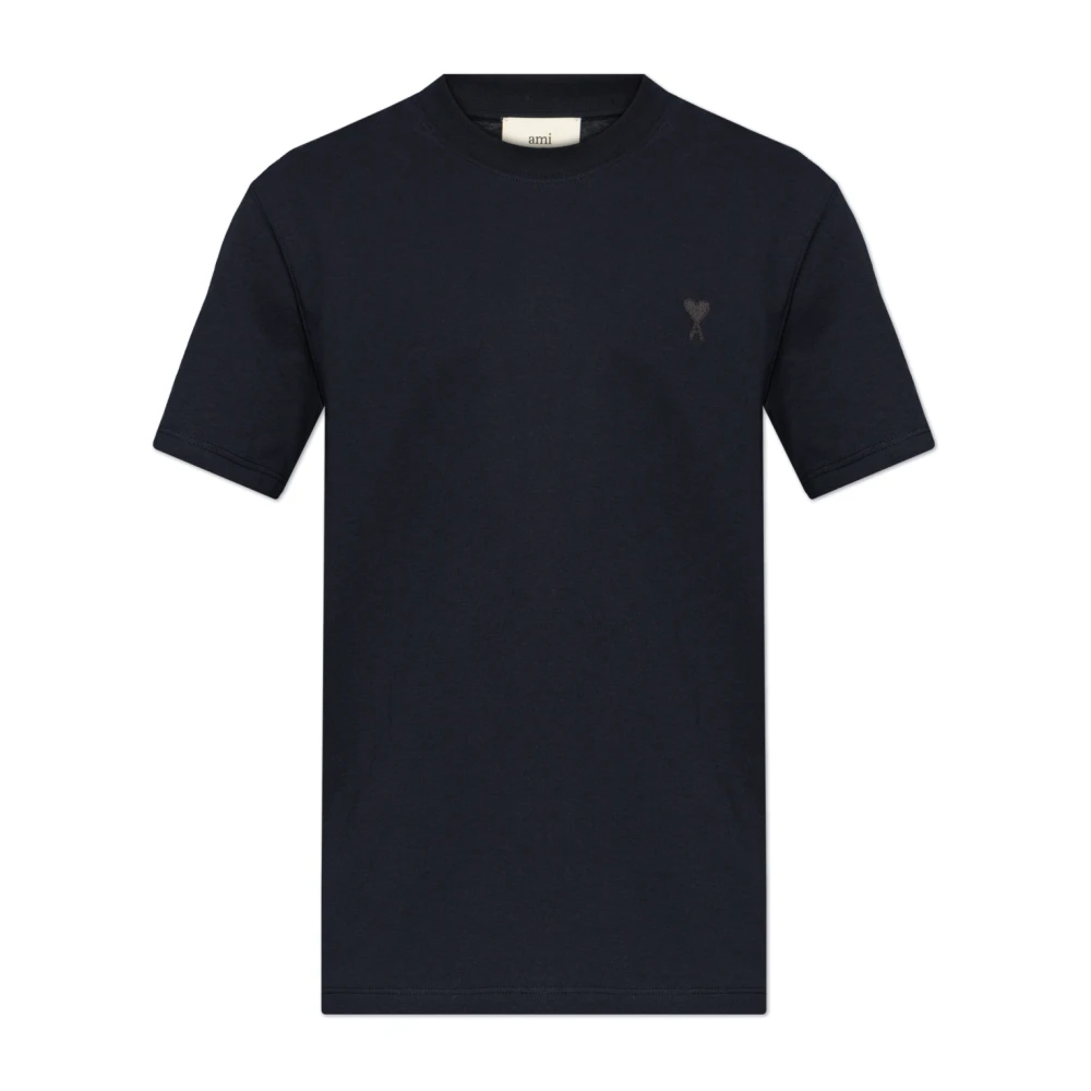 Ami Paris T-shirt med logotyp Blue, Herr