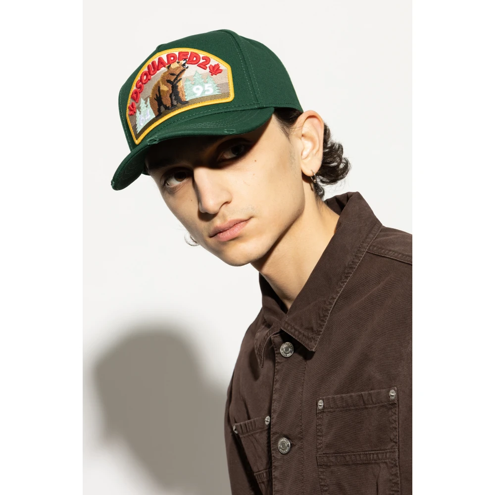 Dsquared2 Baseball Cap Green Heren