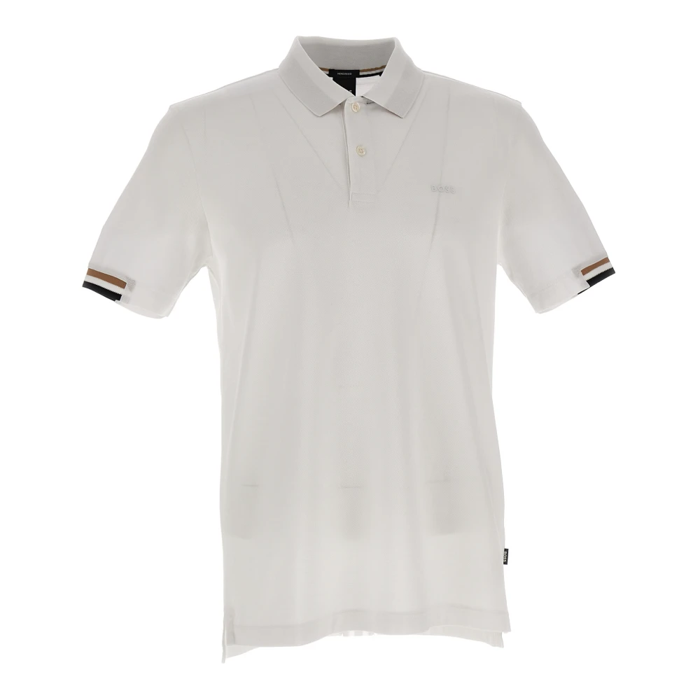 Hugo Men's White Parlay 147 Polo - Polo Shirts - L - Tops