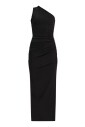 robe-midi-noire-avec-fente
