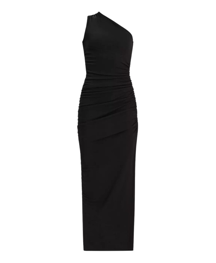 robe-midi-noire-avec-fente