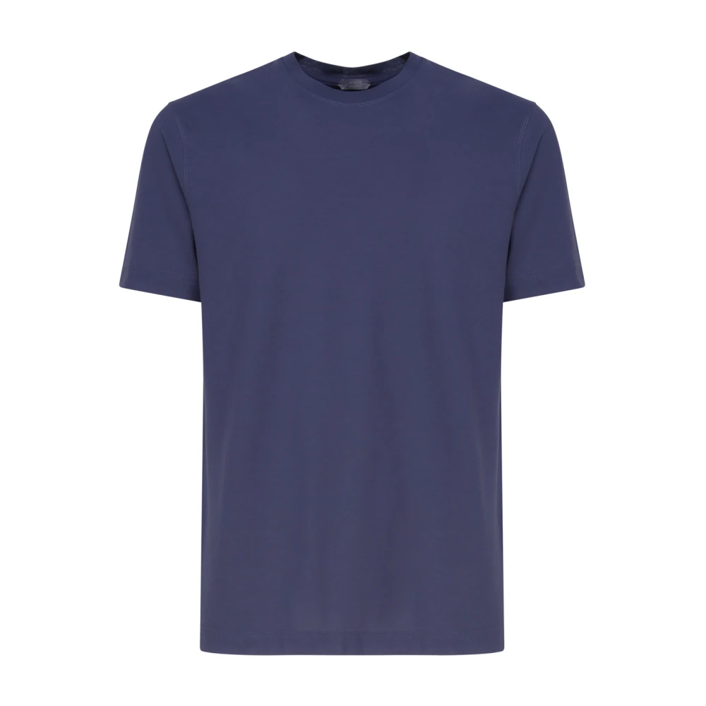 Zanone T-Shirts Blue Heren