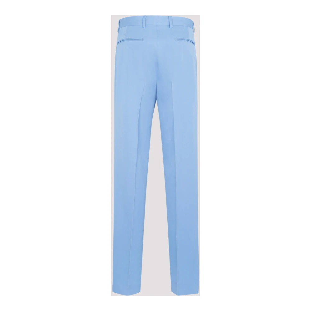 Dries Van Noten Slim-fit Trousers Blue Dames