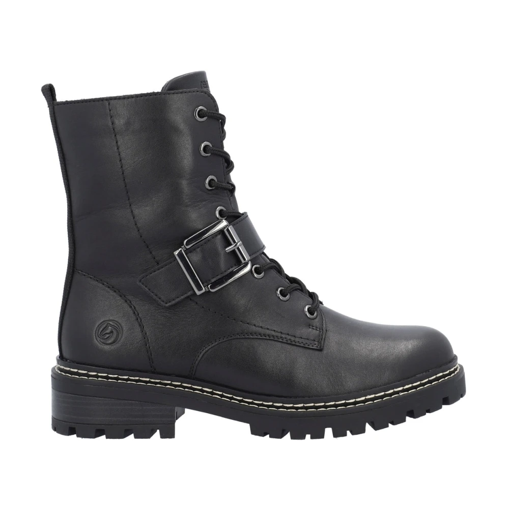 Remonte Women's Black Lace-Up Boots, 6 Uk, Closed Ankle Boots For