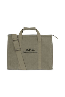 khaki-green-canvas-tote-bag