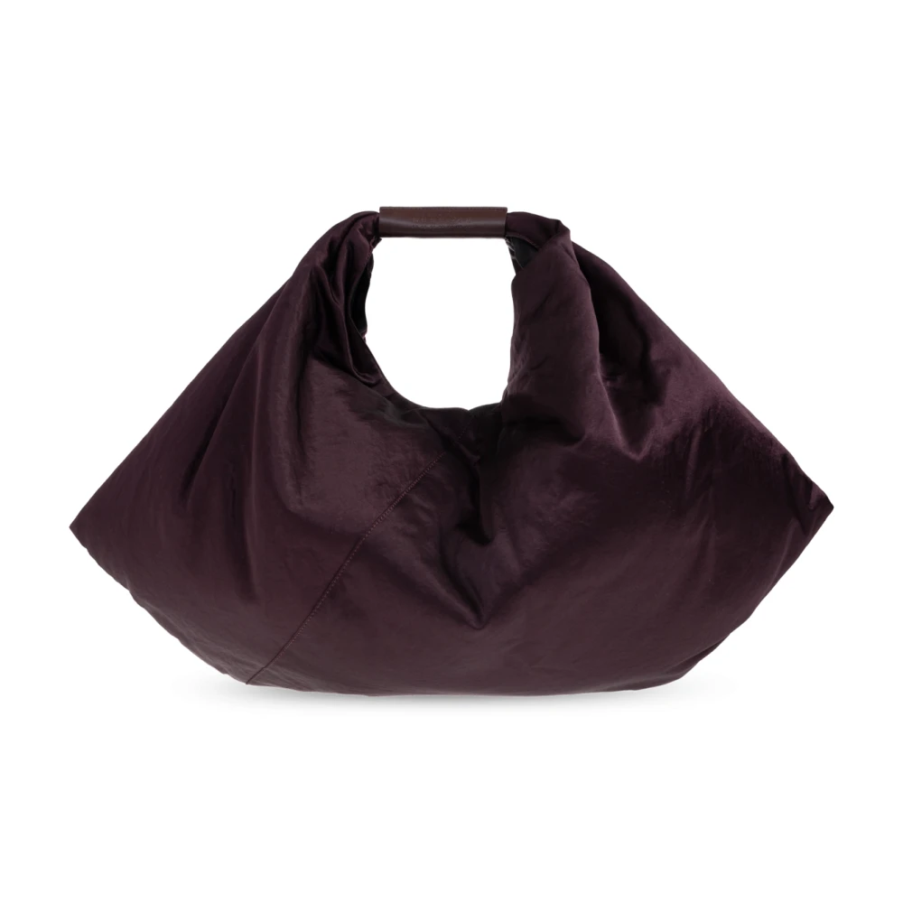 Mm6 Maison Margiela Unisex Purper Tassen Paars, One Size, Katoen, Handtas