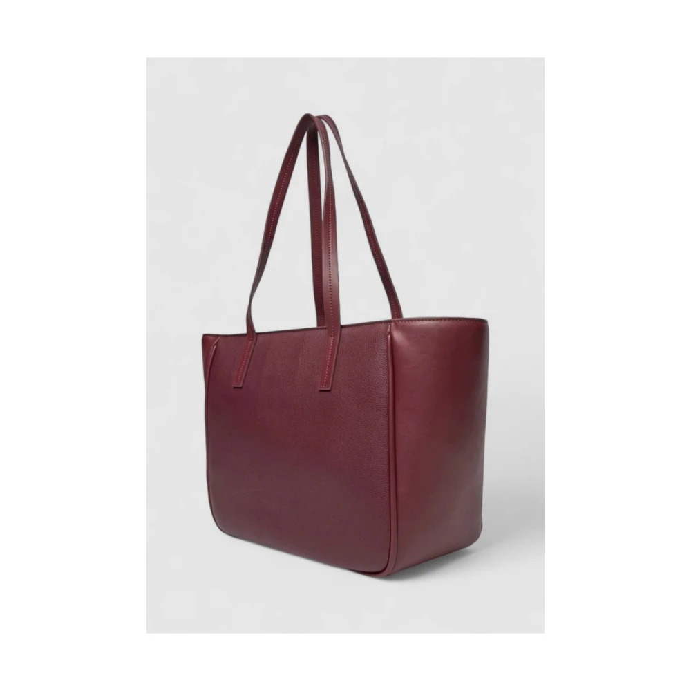 Calvin Klein Bordeaux Polyethyleen Handtas Herfst Winter Collectie Brown Dames