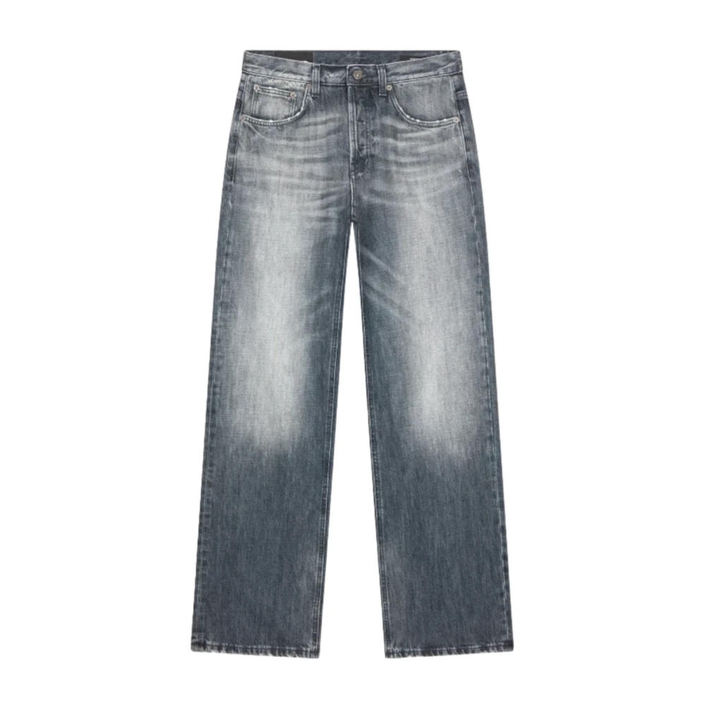 Dondup Wide Leg Jeans Jacklyn Gray Dames