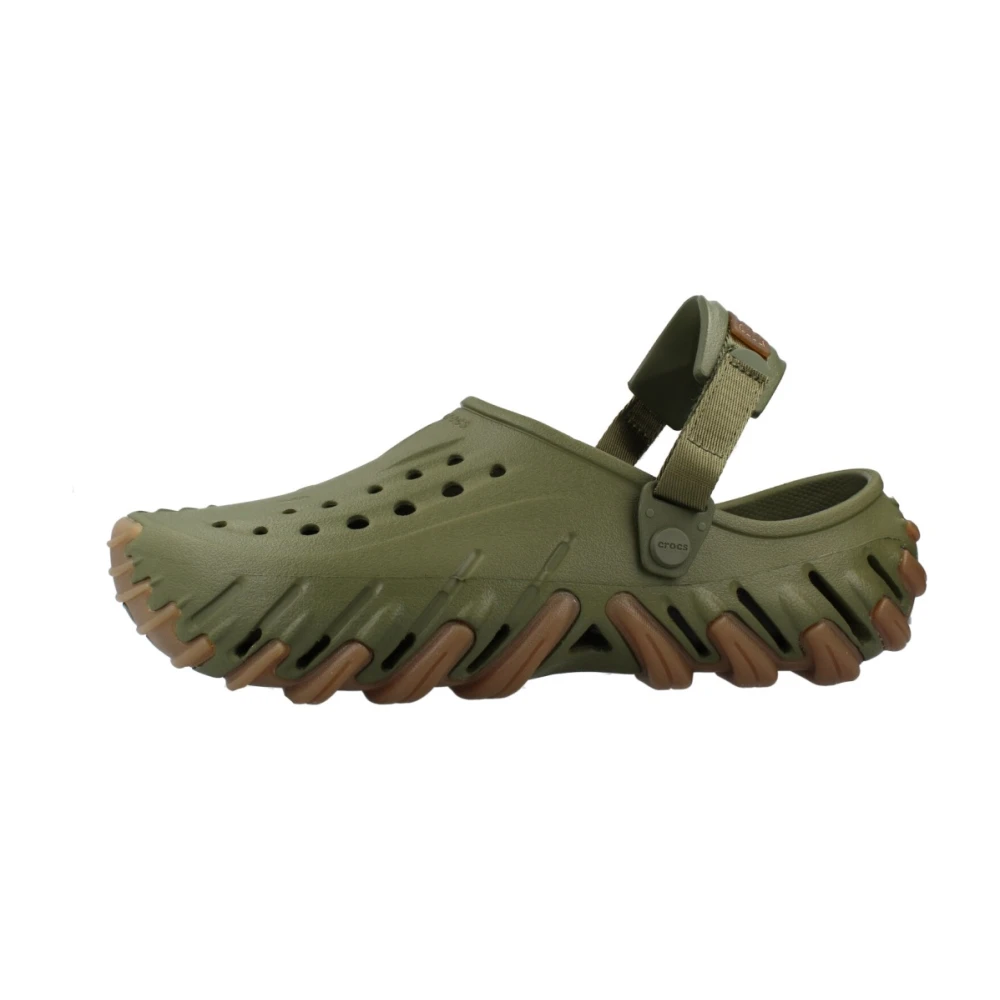 Crocs Homme Vert - Echo Gum Ro Clog - Chaussures - Taille: 42 Eu
