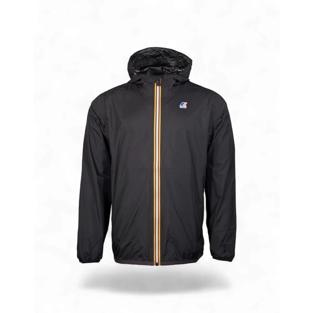 K-Way Uomo Nero Giacche, L, New,