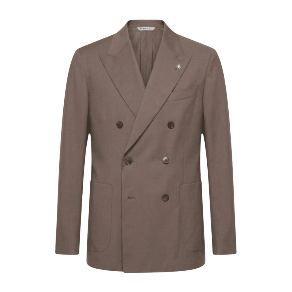 Manuel Ritz Men's Brown Trousers - Blazers - Xl - Jackets