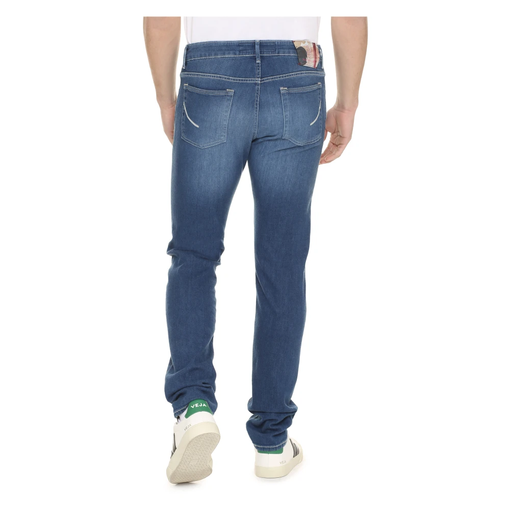 Hand Picked Klassieke Straight-Leg Jeans Blue Heren