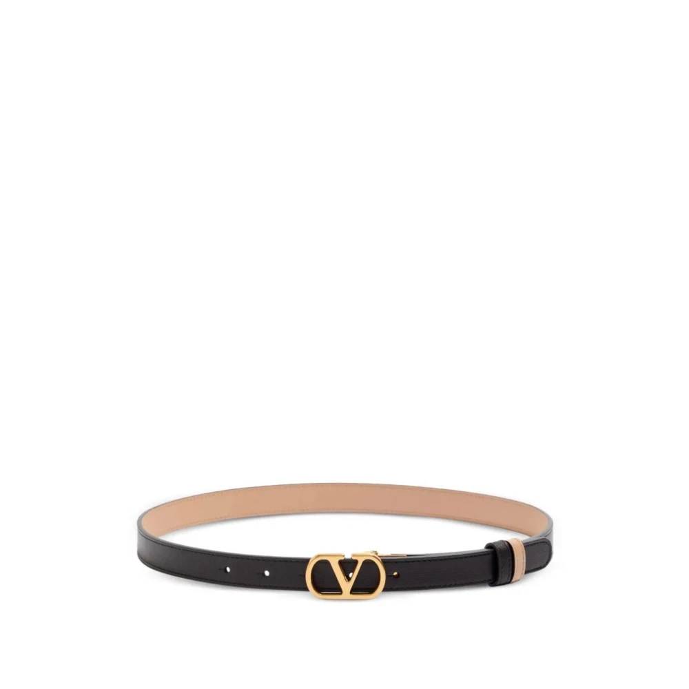 Valentino Garavani Vrouw Zwart Accessoires Dames, 80 Cm, Buckle Riem