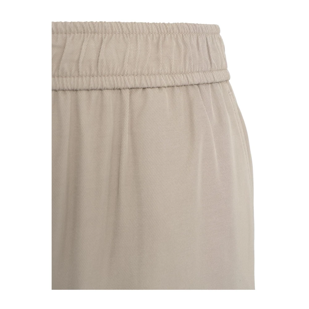 8pm Elegante Grijze Wijde Broek Gray Dames