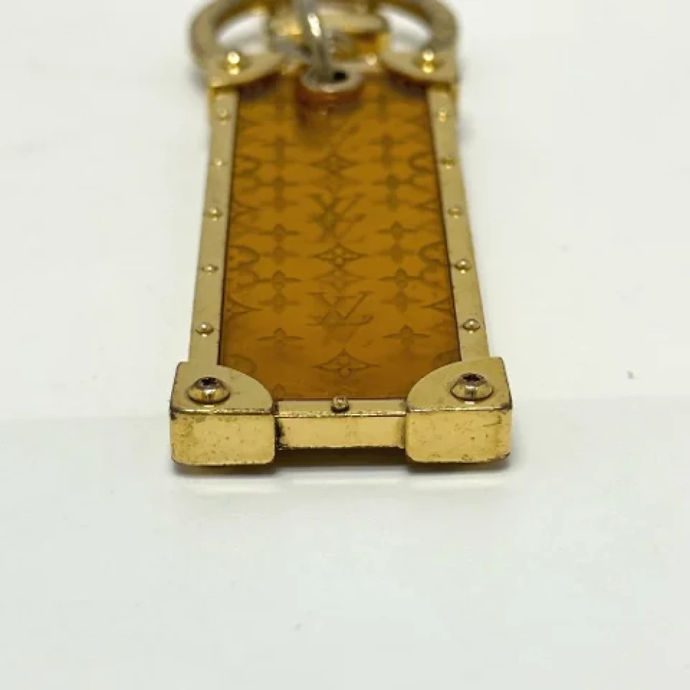 Louis Vuitton Vintage Pre-owned Fabric key-holders Yellow Dames