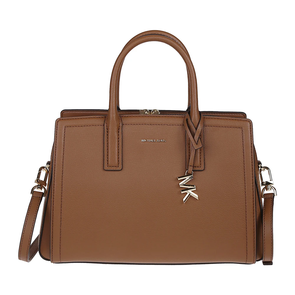 Michael Kors Women's Brown Handbags, One Size, Medium Laila Satchel Bag