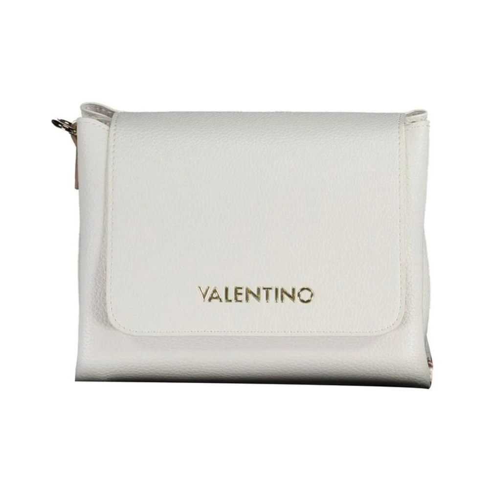 Valentino Alexia Satchel for Girls in White Leather with Gold Hardware - Image 4