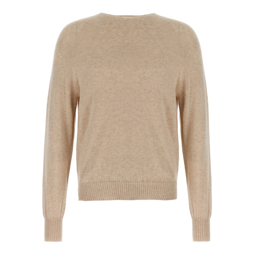 Ma'ry'ya Homme Beige - Knitwear > Round-Neck Knitwear