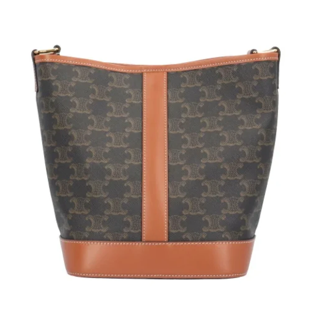 Celine Vintage Pre-owned Fabric celine-bags Brown Dames