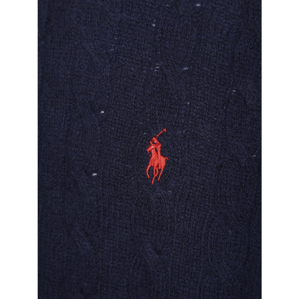 Polo Ralph Lauren Wollen Crewneck Trui Blue Heren