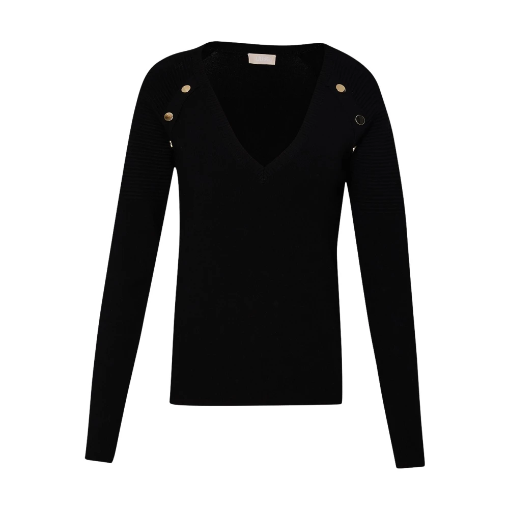 Liu Jo Geknoopte Shirt Black Dames