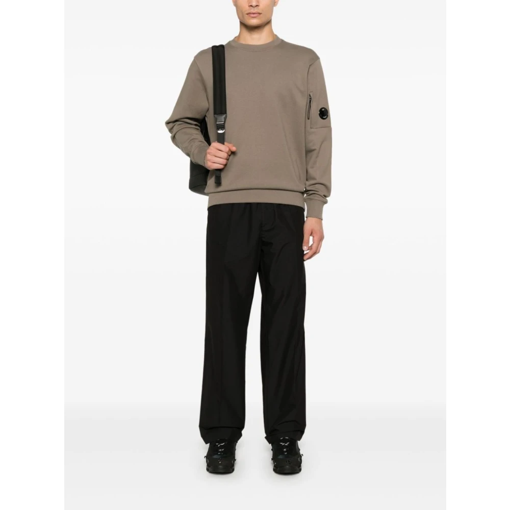 C.P. Company Lens Detail Sweater Brown Heren