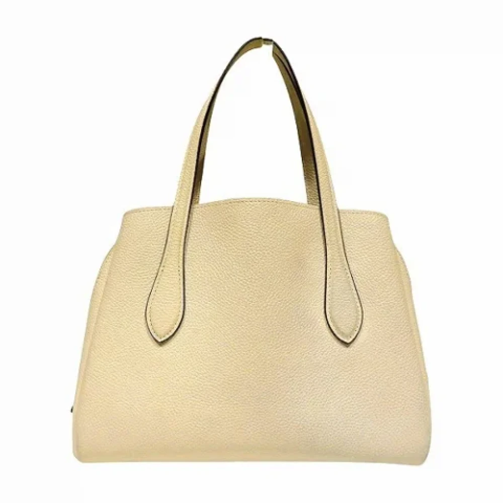 Coach Pre-owned Leather handbags White Dames