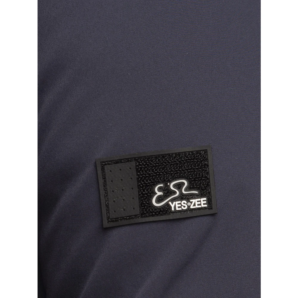 YES ZEE Blauwe synthetische jas voor heren Blue Heren