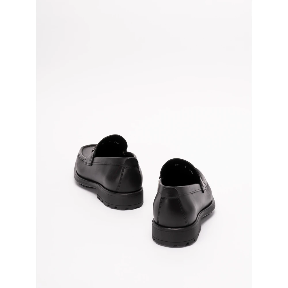 Salvatore Ferragamo David Loafers Stijlvolle en tijdloze herenschoenen Black Heren