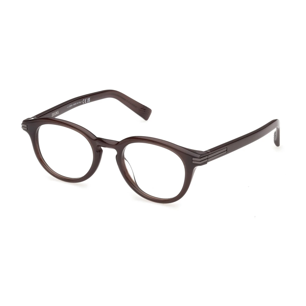 Zegna Brown Glasses, Male, 51 Mm, Eyeglasses
