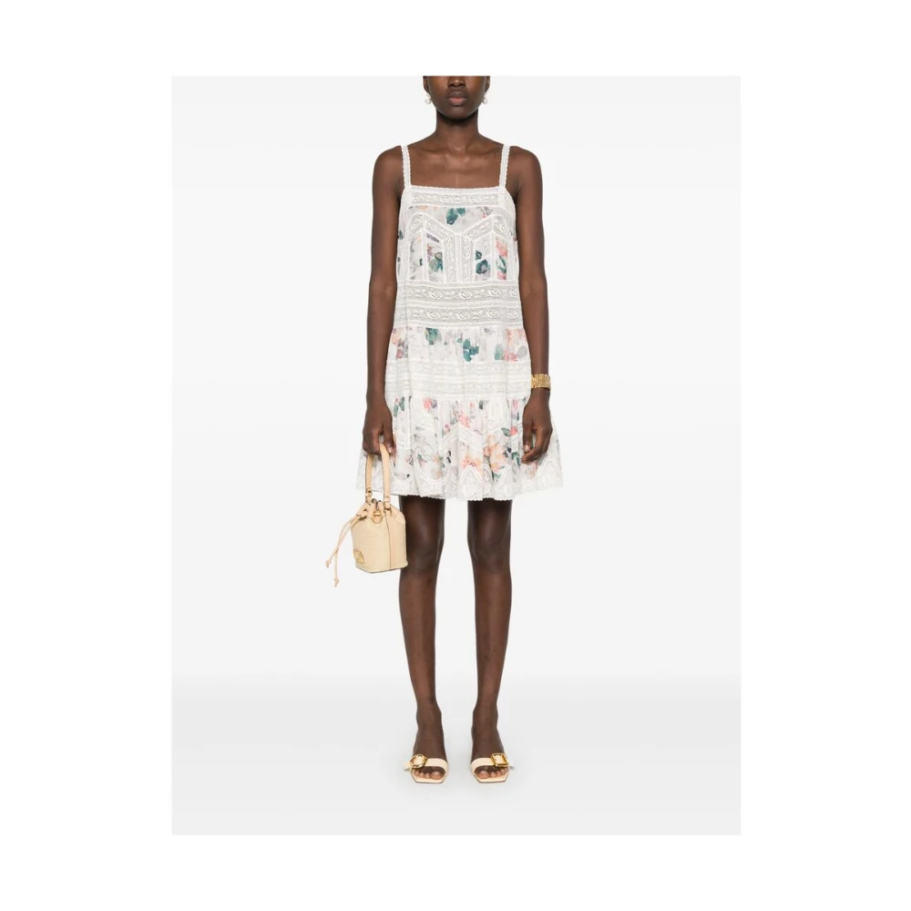 Zimmermann Bloemen Kant Jurk Multicolor Dames