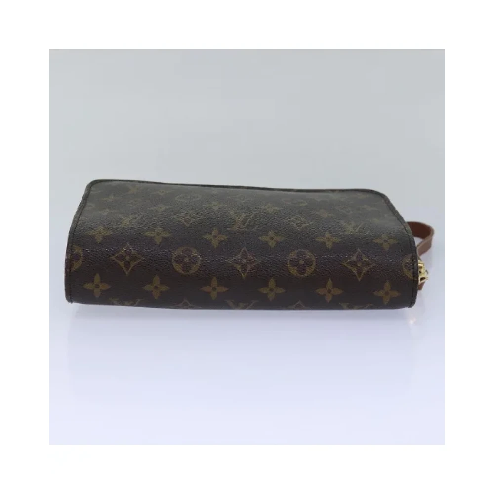 Louis Vuitton Vintage Pre-owned Canvas clutches Brown Dames