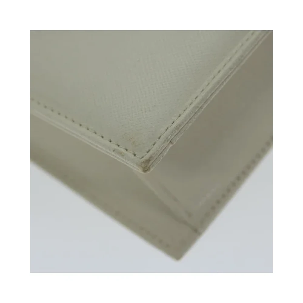 Yves Saint Laurent Vintage Pre-owned Leather clutches White Dames